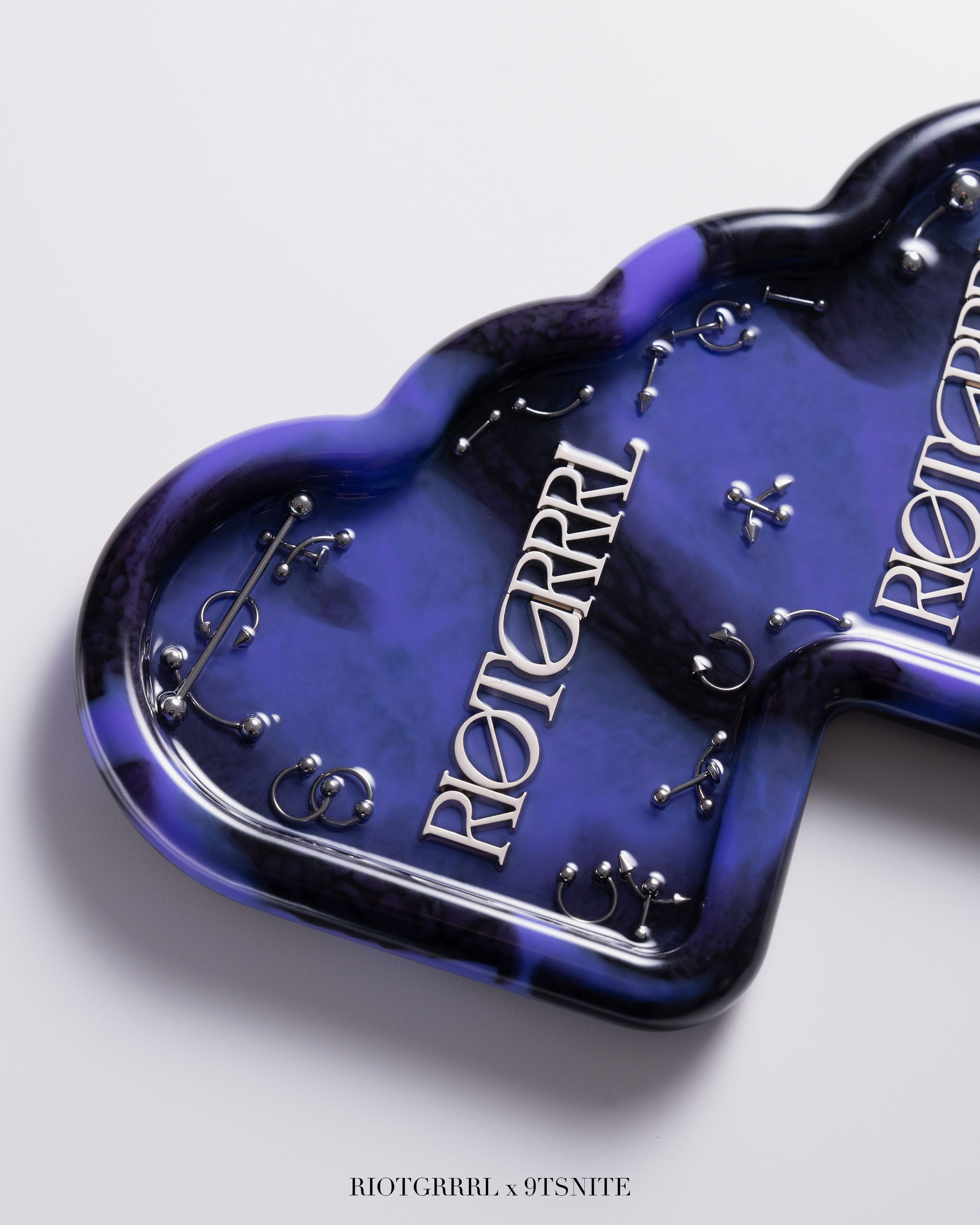 9TS X Riotgrrrl  Lucifer’s aureola-Nocturne Violet