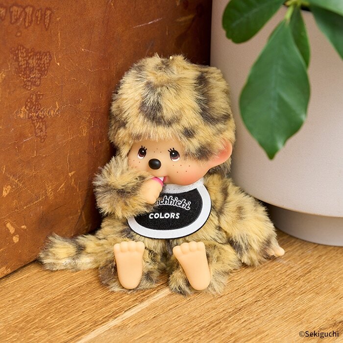 現貨┃Monchhichi 夢奇奇 蒙奇奇 豹紋 吊飾
