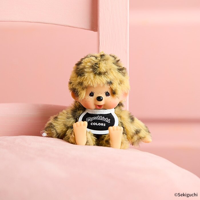 現貨┃Monchhichi 夢奇奇 蒙奇奇 豹紋 吊飾