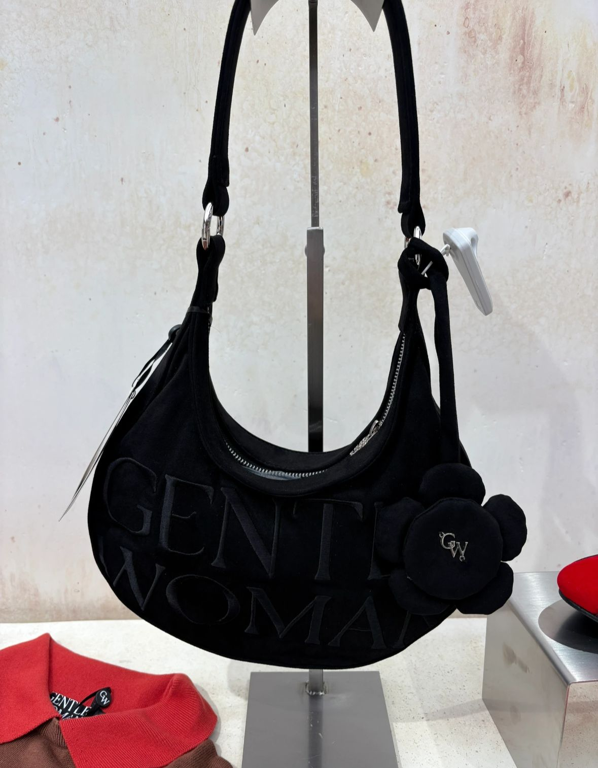 Gentle Woman Luna Petal Shoulder Bag(Black)