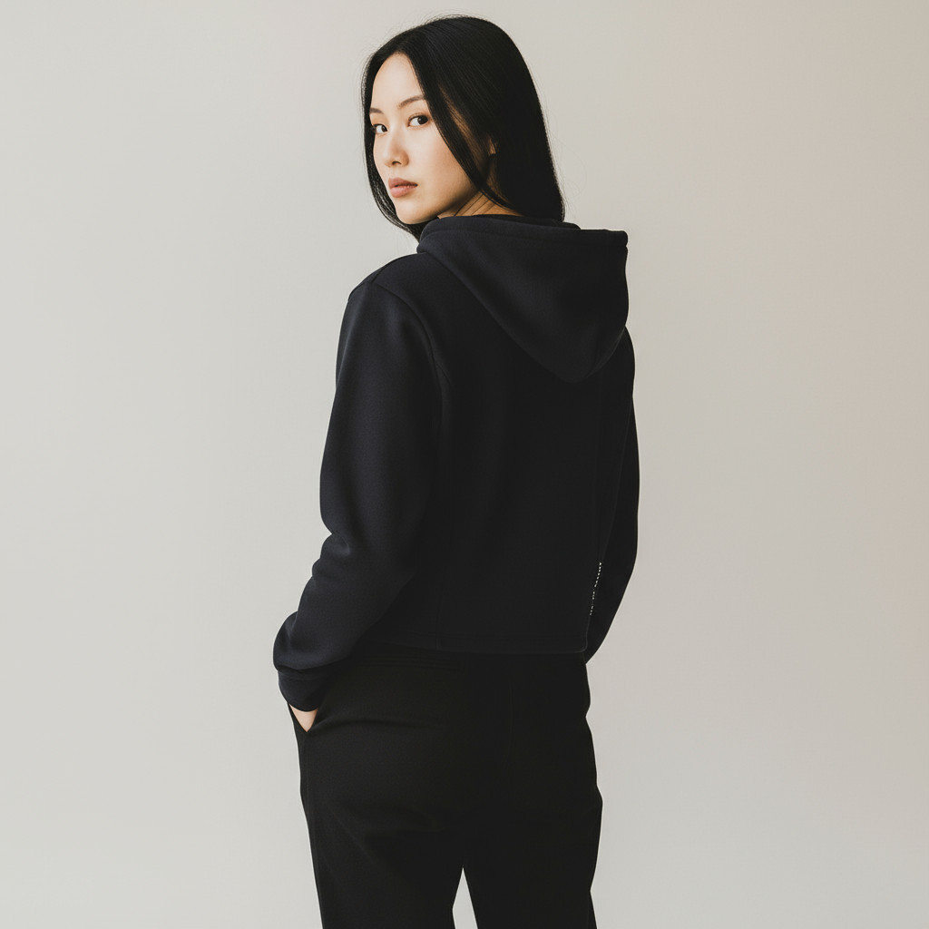 KANGOL 外套 黑 抽繩 短版 連帽 薄外套 女 6552140120