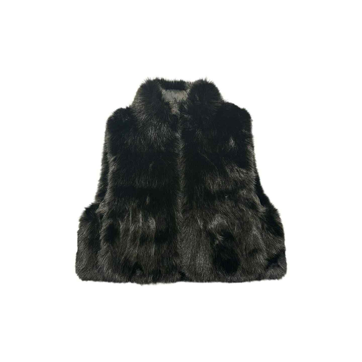 QC20 法式高級90% 鵝絨兩面穿毛毛背心