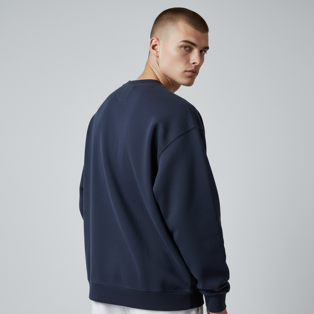 KANGOL 大學T 深藍 經典 亨利領 圓領T 上衣 中性 6555100380