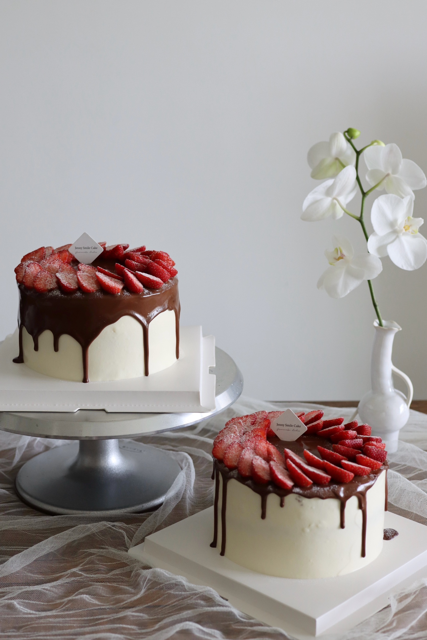 Jenny老師：草莓與可可鮮奶油蛋糕全實作專修