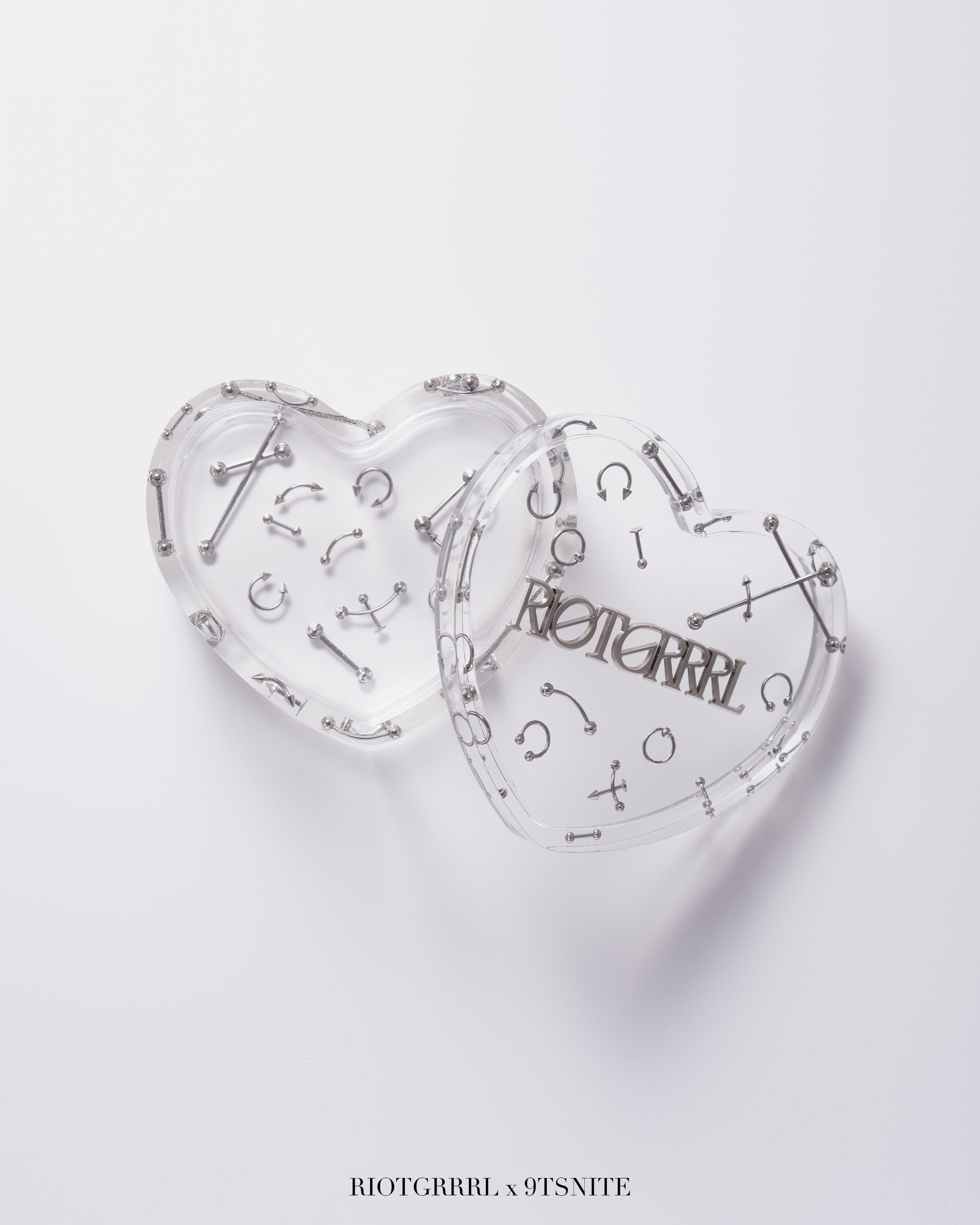 9TS X Riotgrrrl Crystal heart - Lucid charm