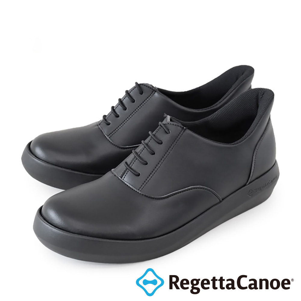 大阪樂步健康鞋 RegettaCanoe-套入式輕便商務鞋休閒鞋 CJEW7504(BLKxBLK/純黑)