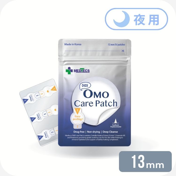 美德醫療 MEDTECS OMO喔萌晶鑽夜間修護貼-13mm*6貼