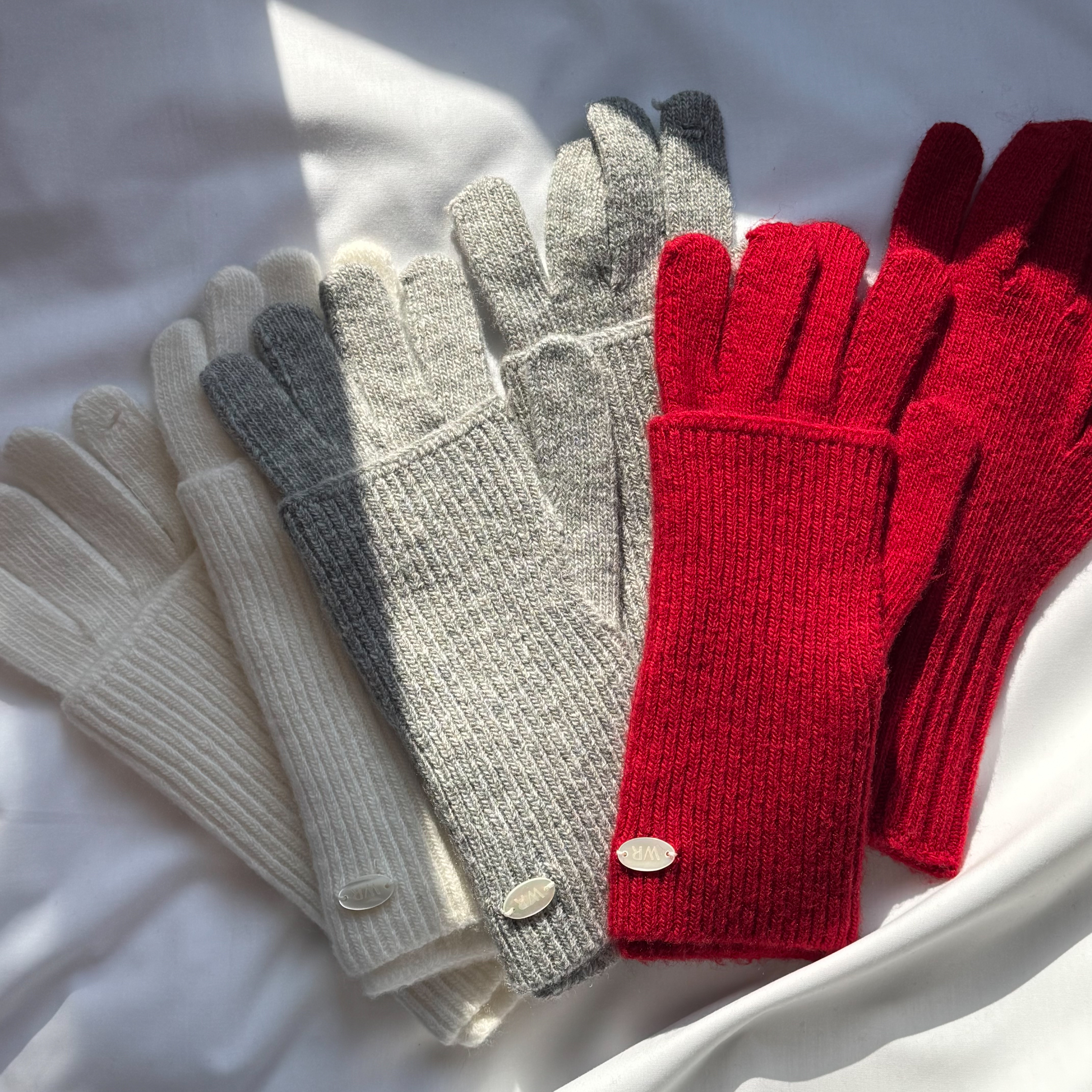 NB16 3WAY可觸控羊毛手套(白/紅/灰，無折扣)