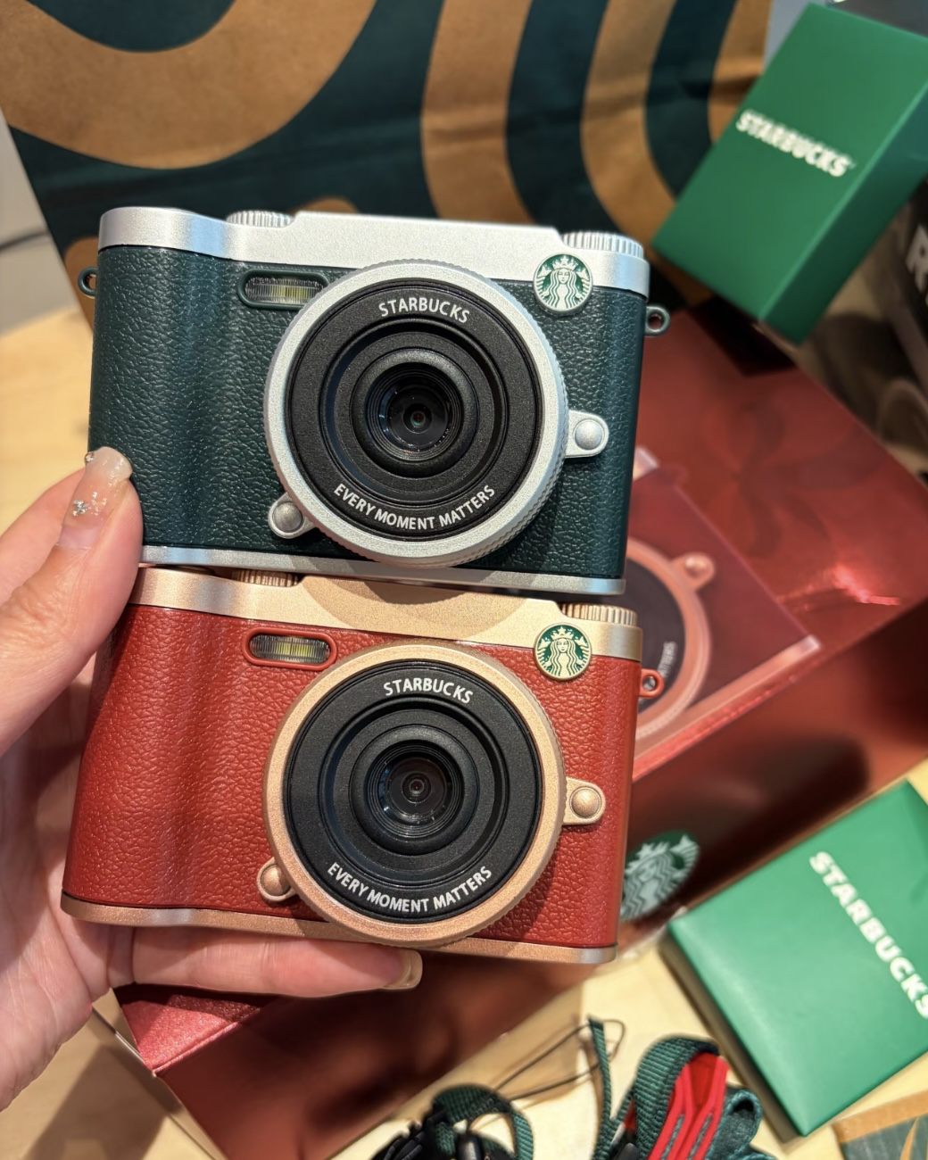 <正版授權>STARBUCKS 星巴克 聖誕限定CCD 相機 復古 紅色 綠色