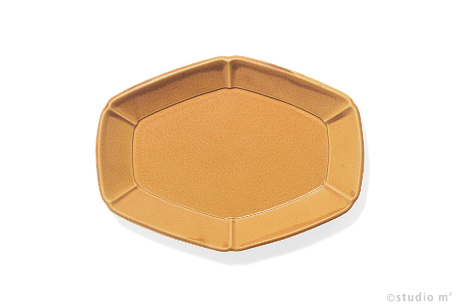 STUDIO M' - Lentus六角靜然長皿 / M / 焦糖黃