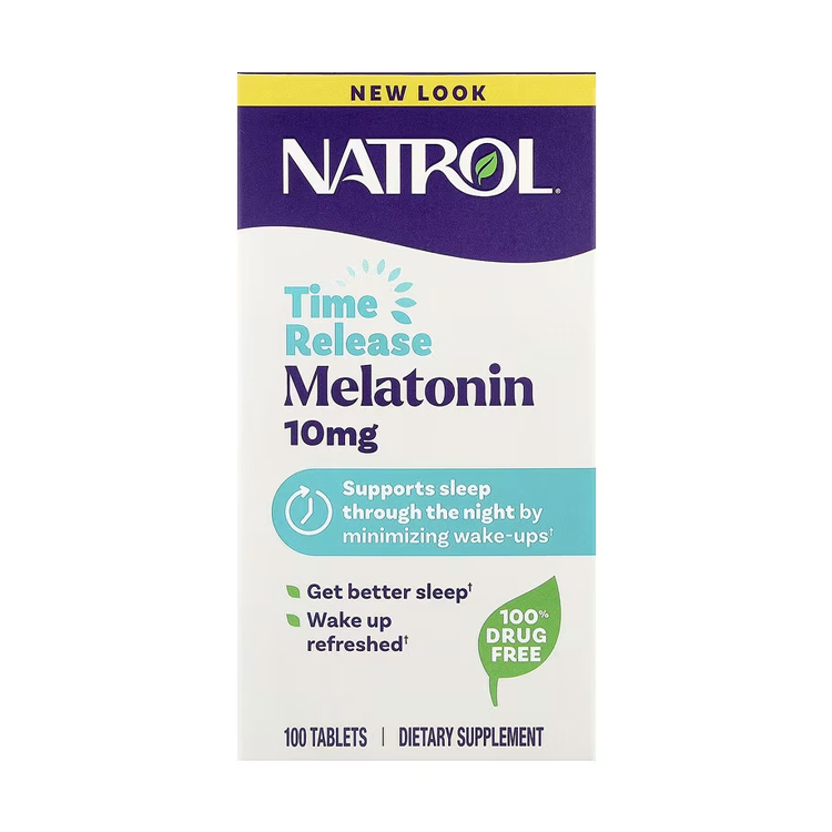 Natrol, Melatonin Sleep, Time Release, 10 mg, 100 Tablets