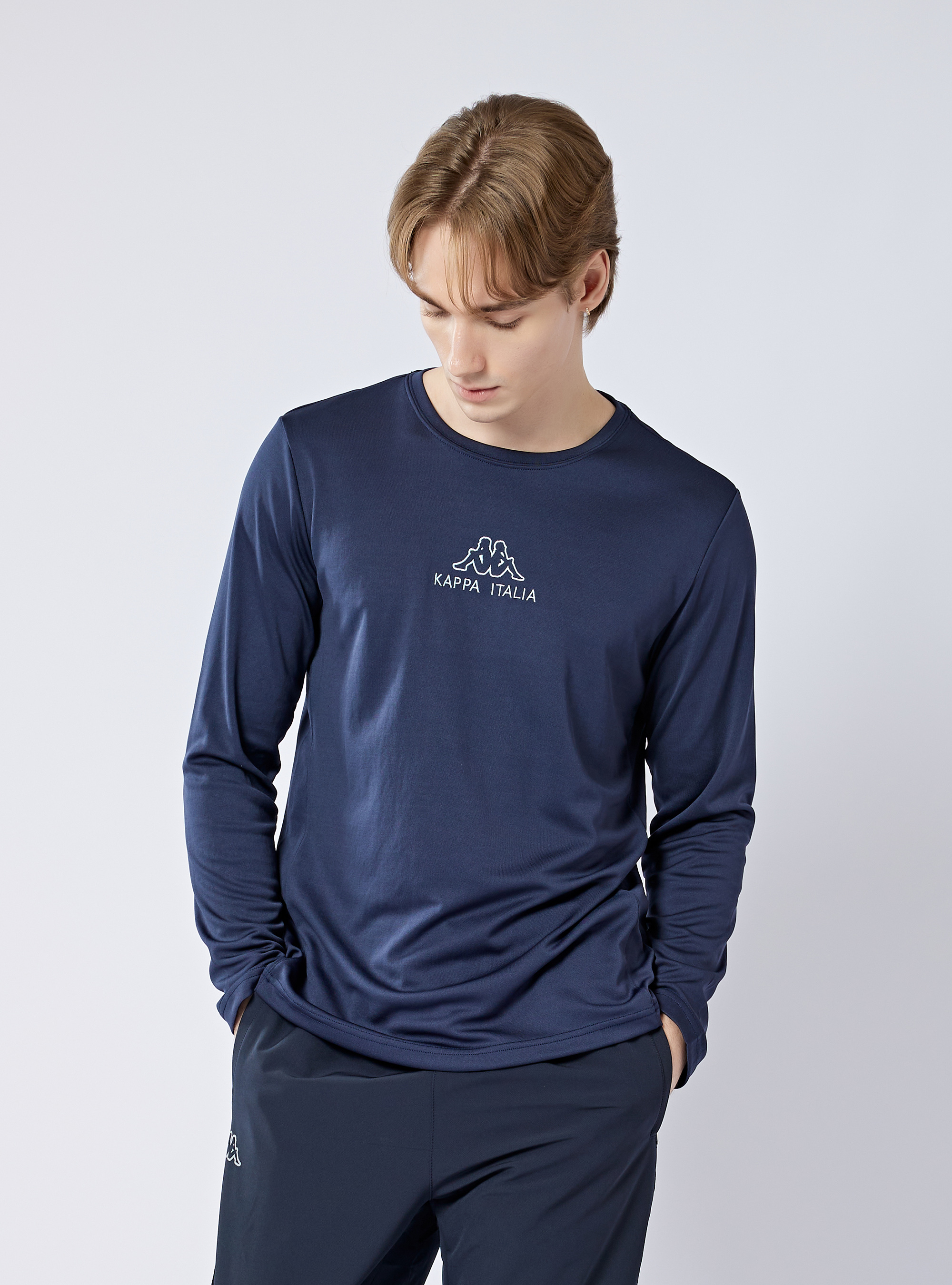 男女適穿 休閒圓領長袖上衣