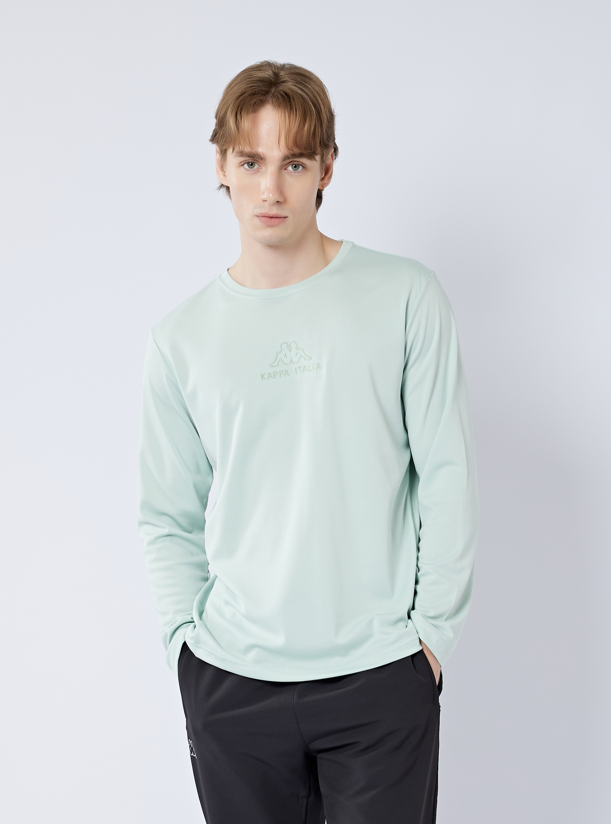 男女適穿 休閒圓領長袖上衣