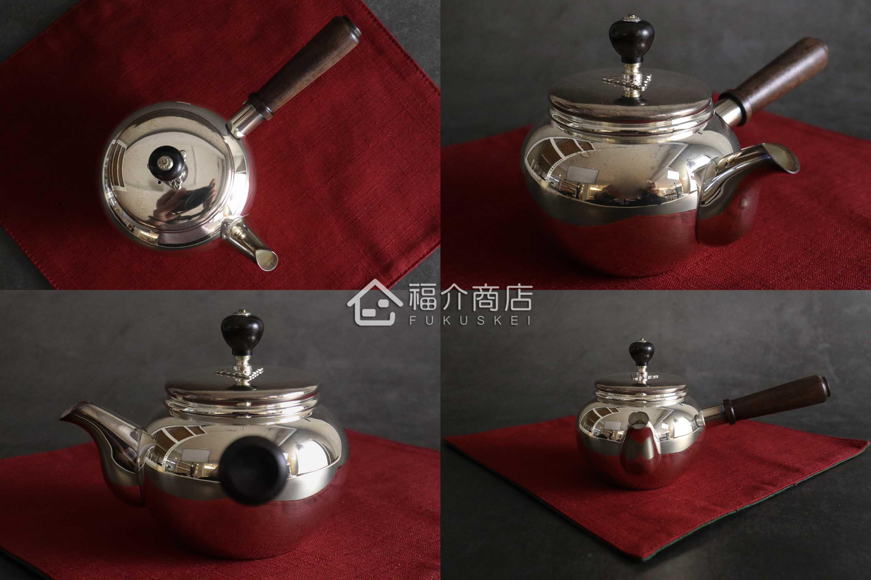 泡茶用的日本純銀茶壺