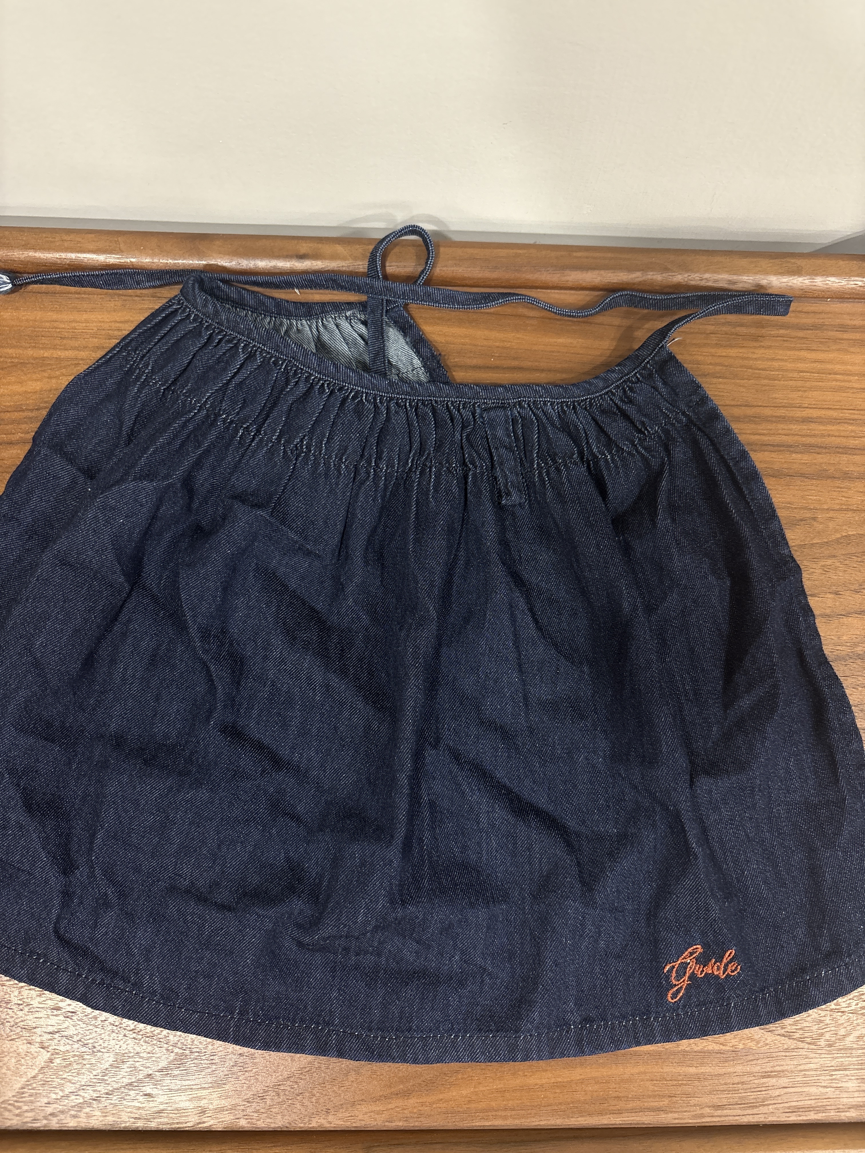 英文字標牛仔屁簾