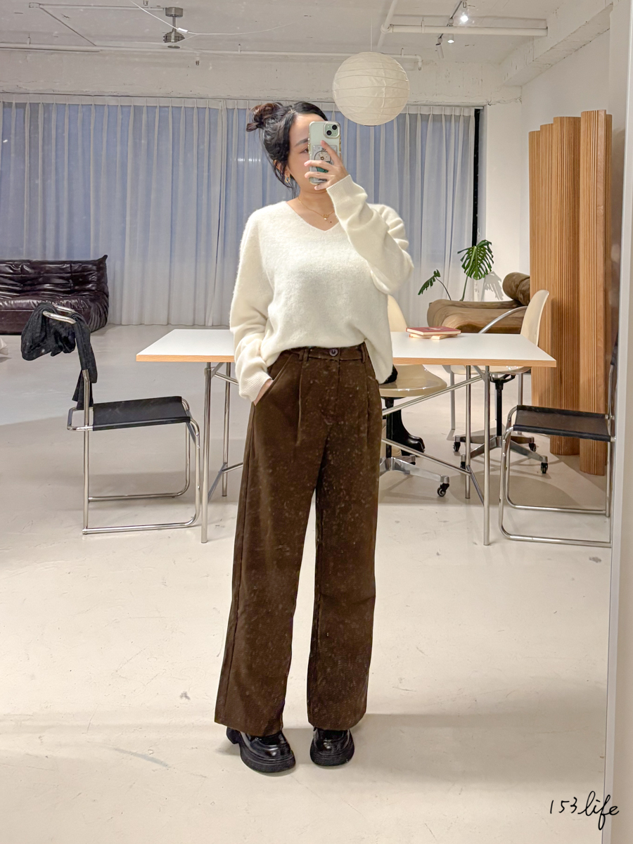 |現+預|秋冬小個子毛呢高腰質感顯瘦寬褲(3色)(九分款/長款)(XXS-L)