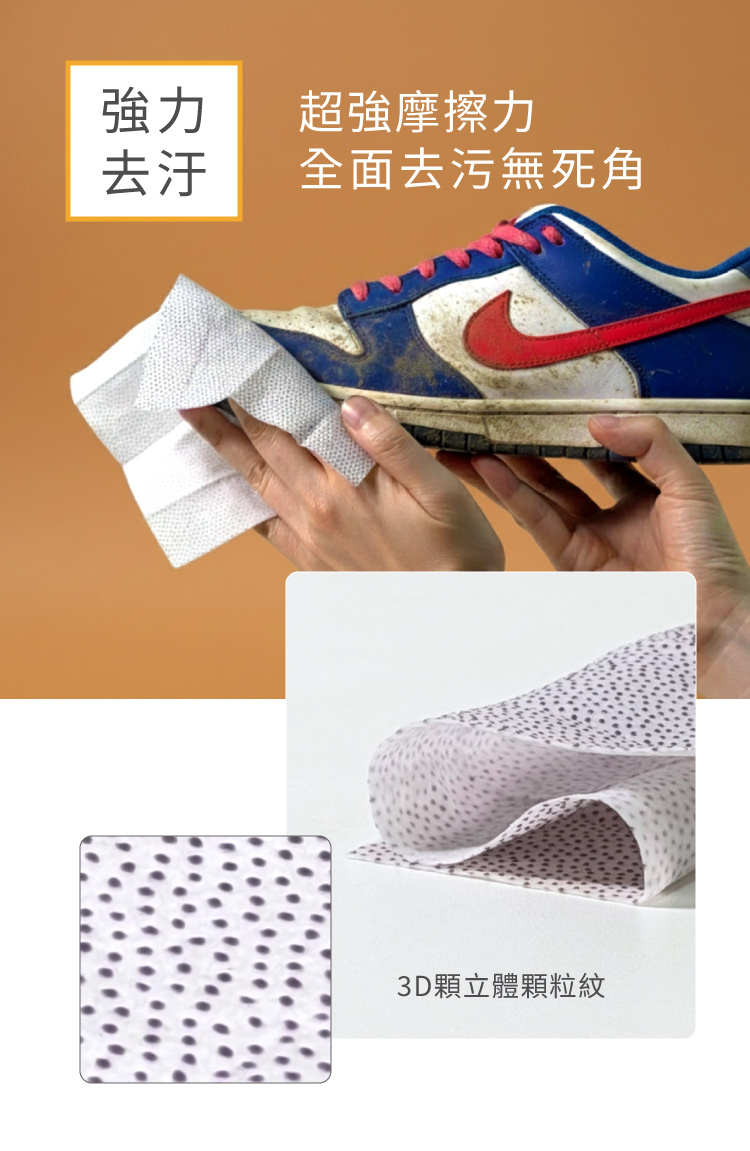 3D立體顆粒紋強力去汙