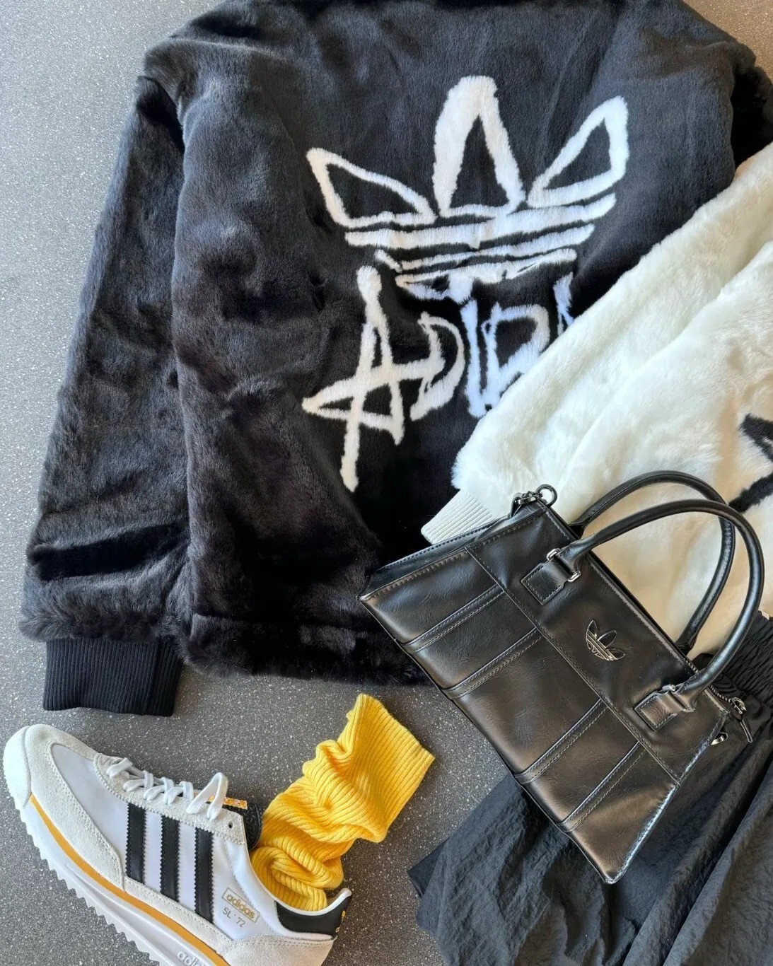 Adidas Originals Fur FW24 Jacket 水貂毛 毛茸茸 外套 兩色