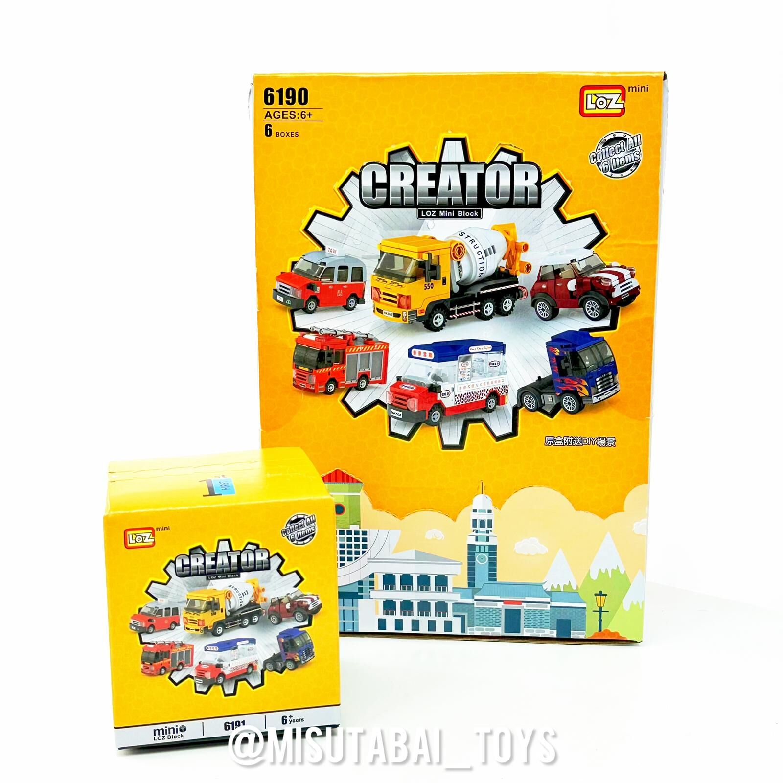 LOZ 香港迷你積木車 – 第一季｜城市交通系列 (90637)