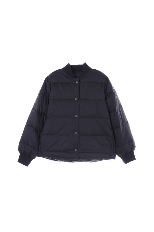 DDB10OW006BK DODO Wardrobe -Cool爆黑灰雙面輕盈薄羽絨外套