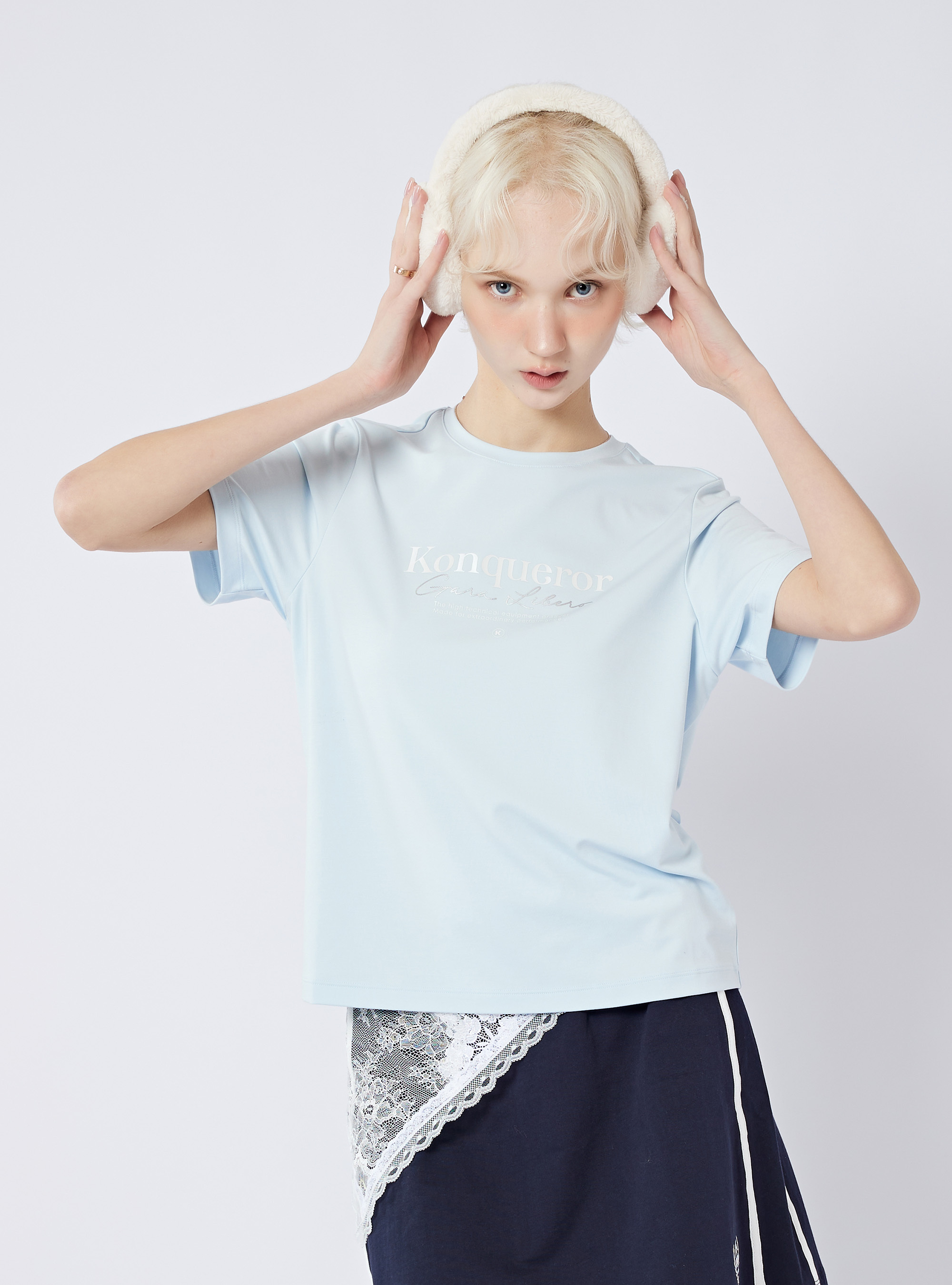 女款 透氣親膚短袖印花T-Shirt