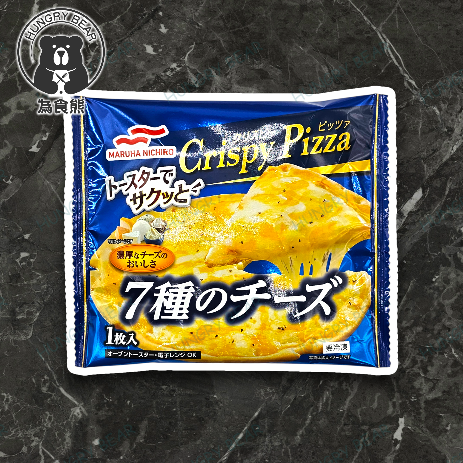 Maruha Nichiro - (藍袋) 7種芝士香脆披薩 CRISPY PIZZA 107G (急凍-18°C) 薄餅