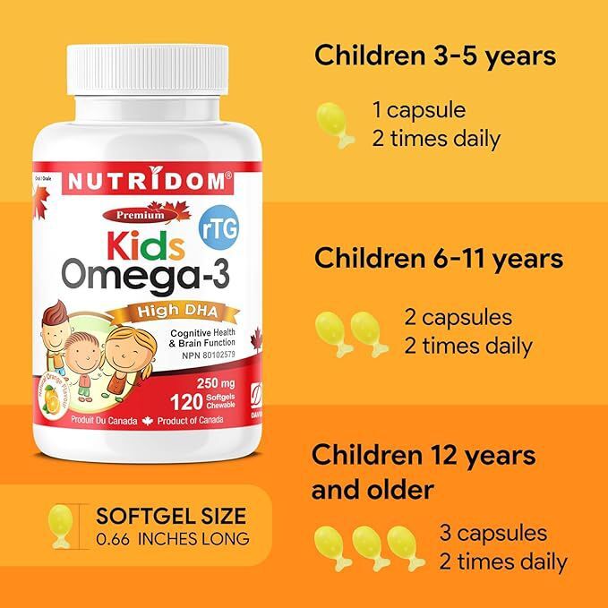 1104WB09-WBC-小朋友奧米茄三 KIDS OMEGA 3- 250mg (A9)