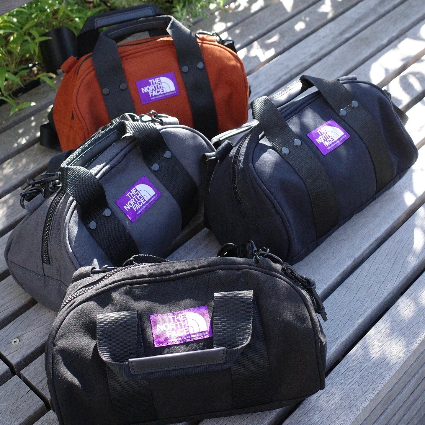 預購┃TNF 紫標 Field Demi Duffle Bag 帆布 圓筒 手提 側背包