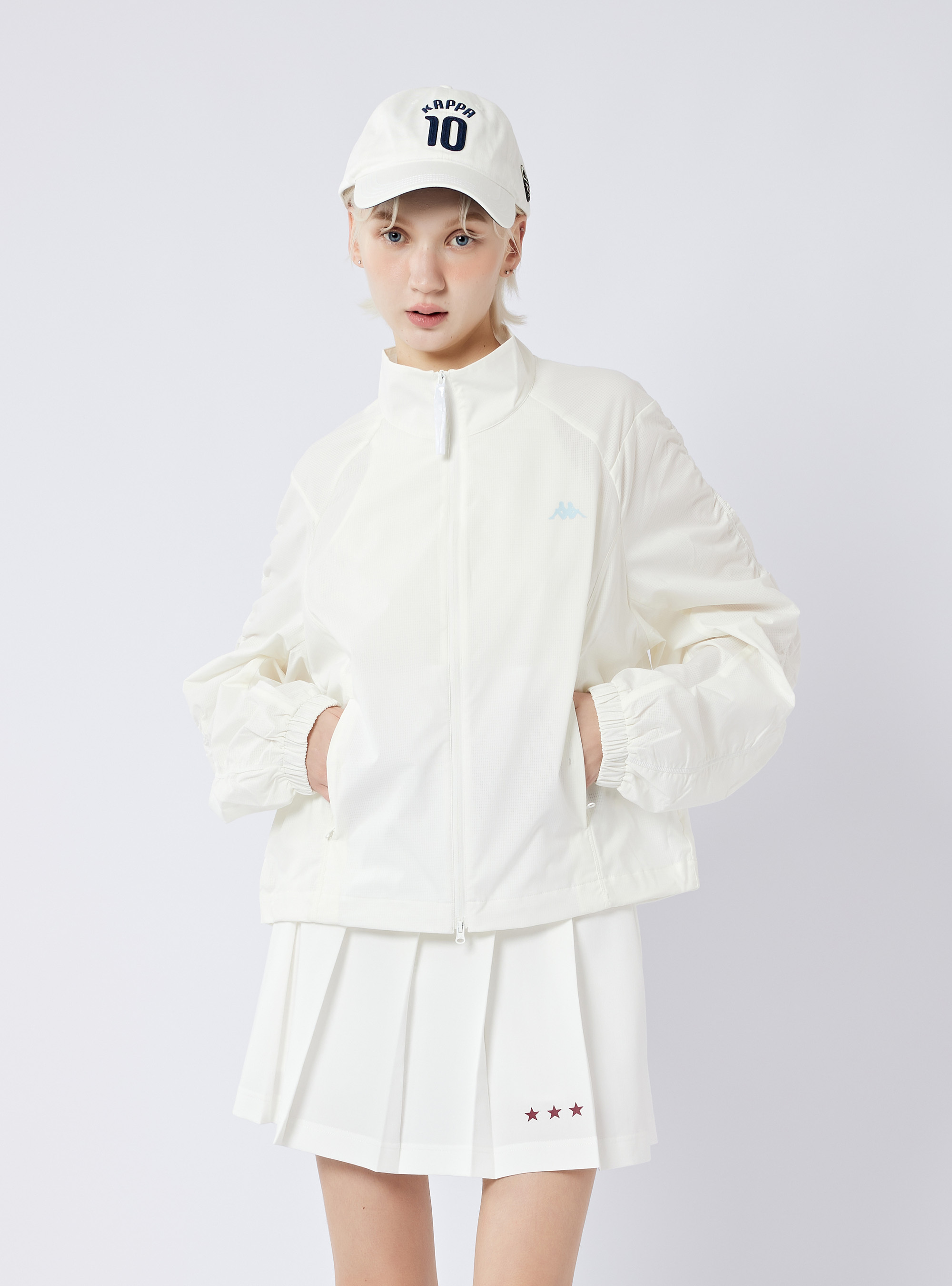 女款 輕量立領風衣外套