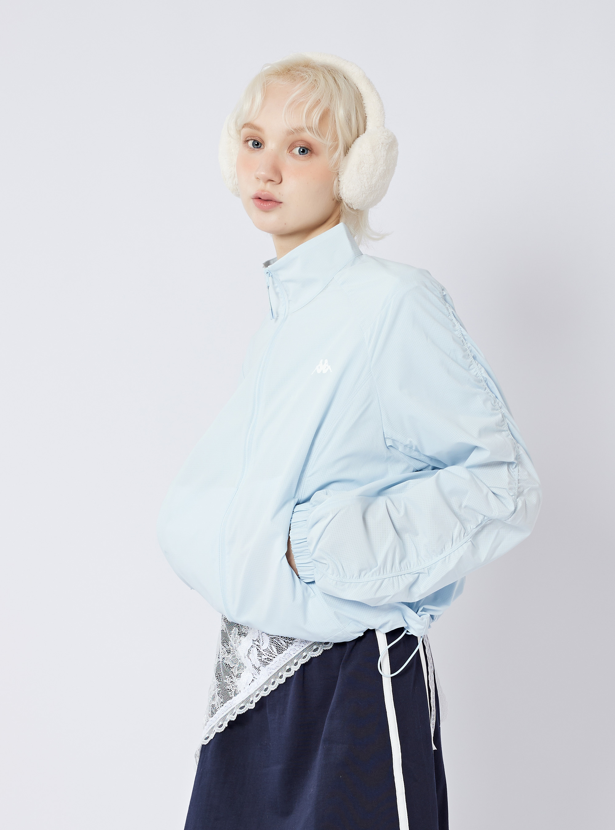 女款 輕量立領風衣外套