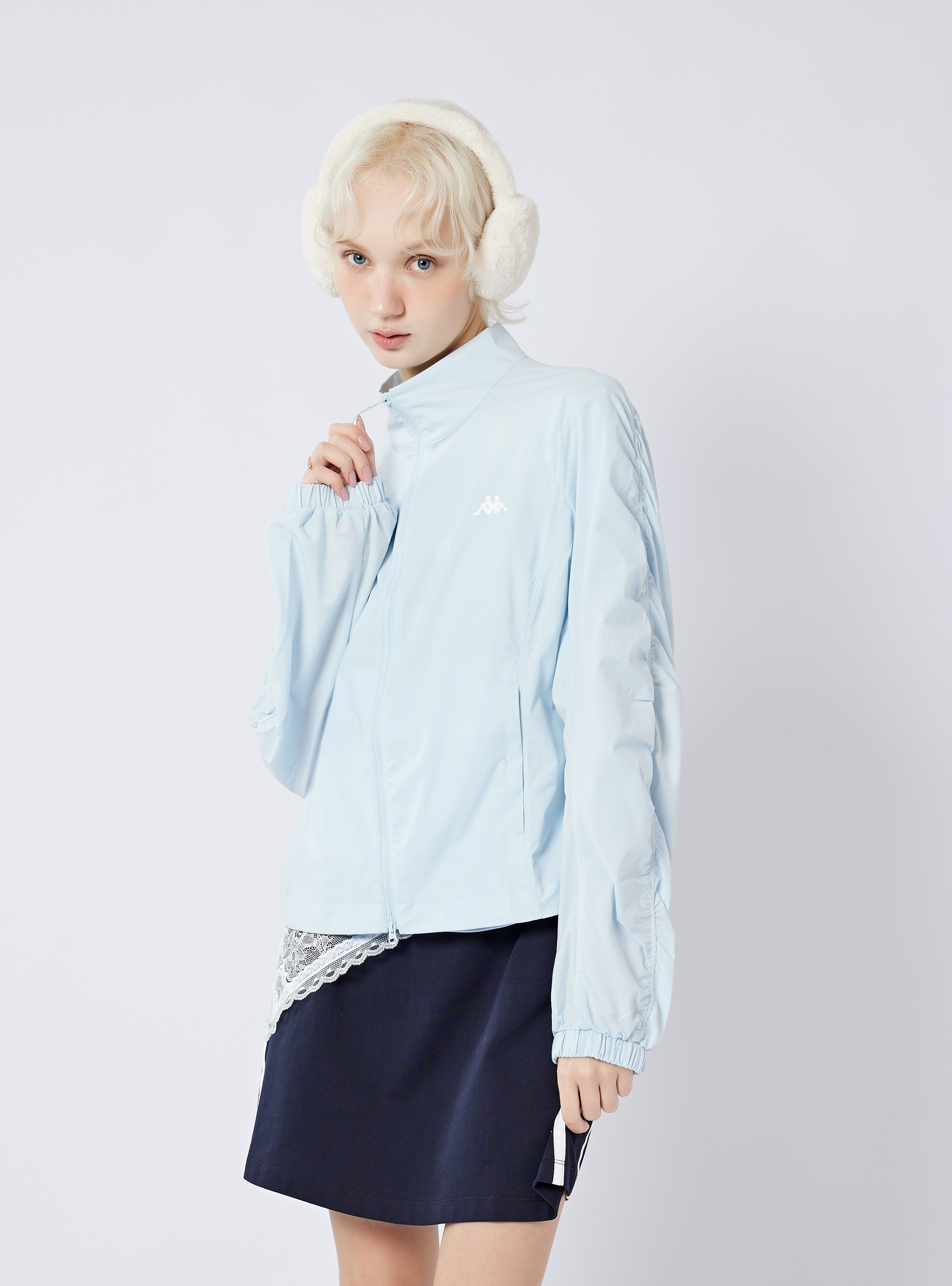 女款 輕量立領風衣外套