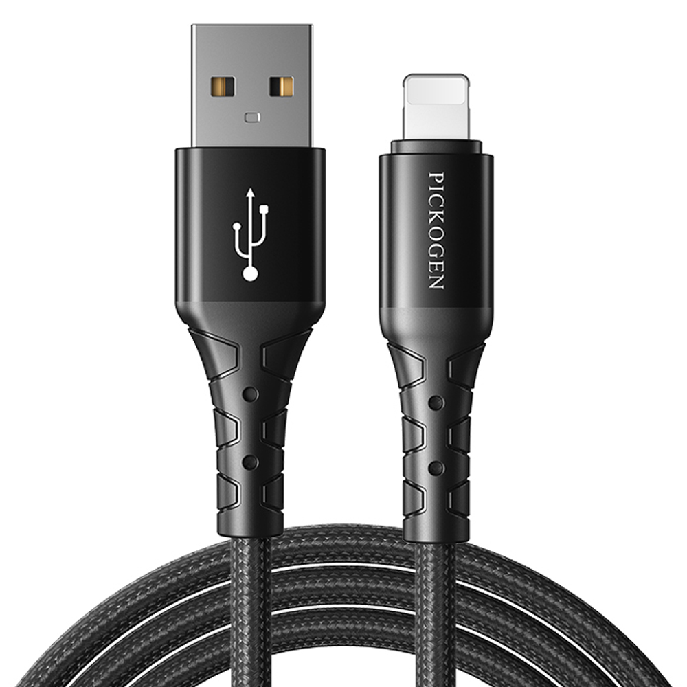 PICKOGEN Lightning/iPhone充電線傳輸線編織線 3A快充 FastFlex 2M