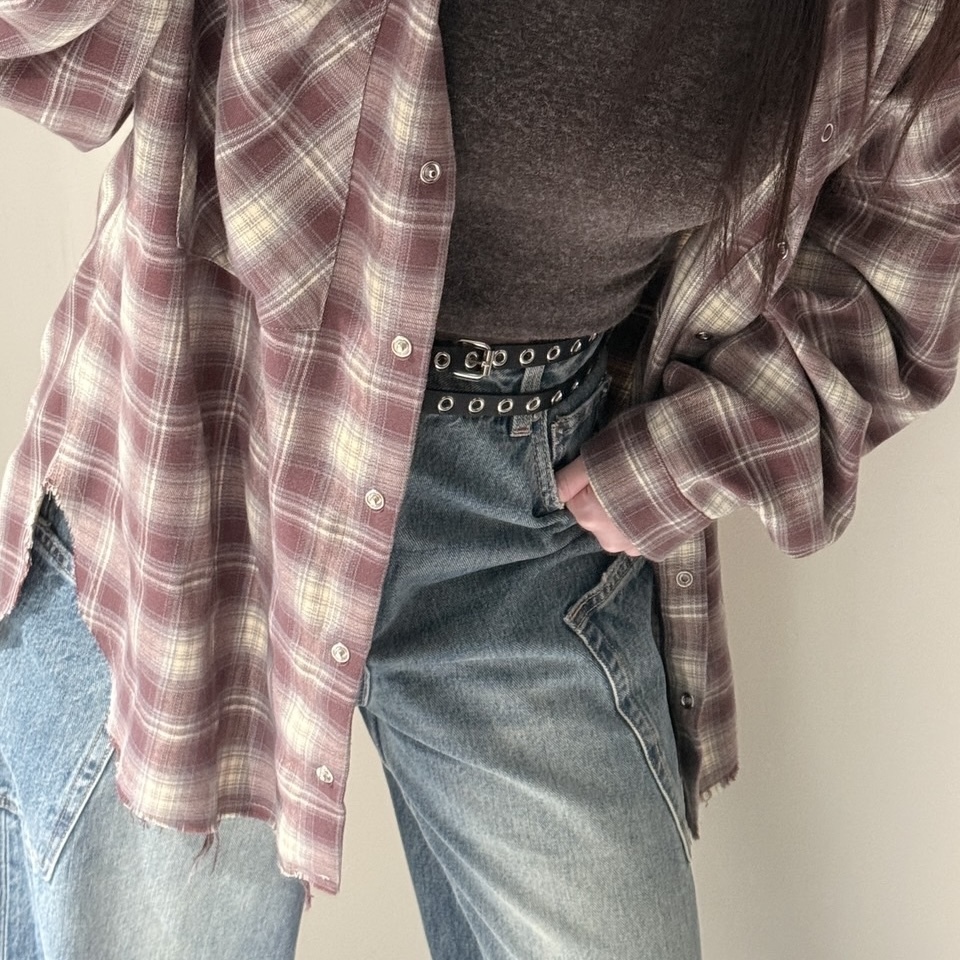 NL05挺料微量羊毛率性格紋襯(改色-夕陽橘咖)