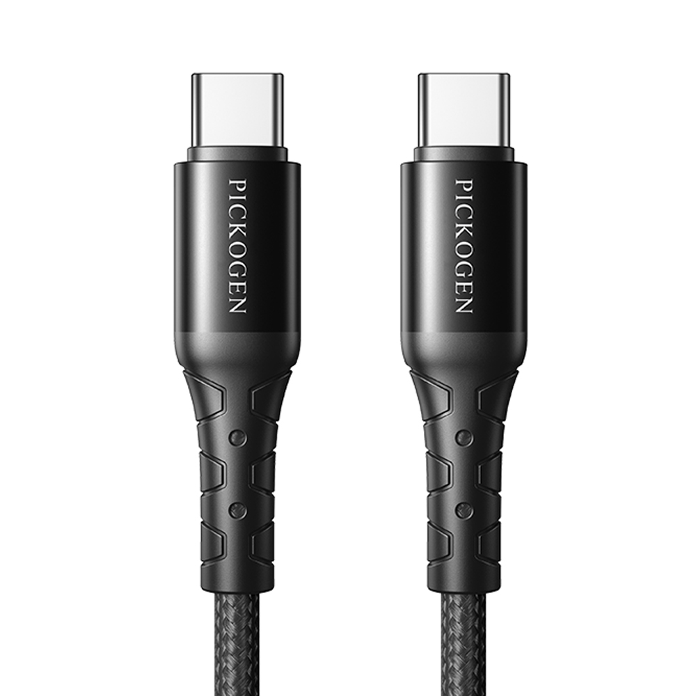PICKOGEN 雙Type-C/PD充電線傳輸線編織線快充線 FastFlex 1M 支援iPhone17/安卓