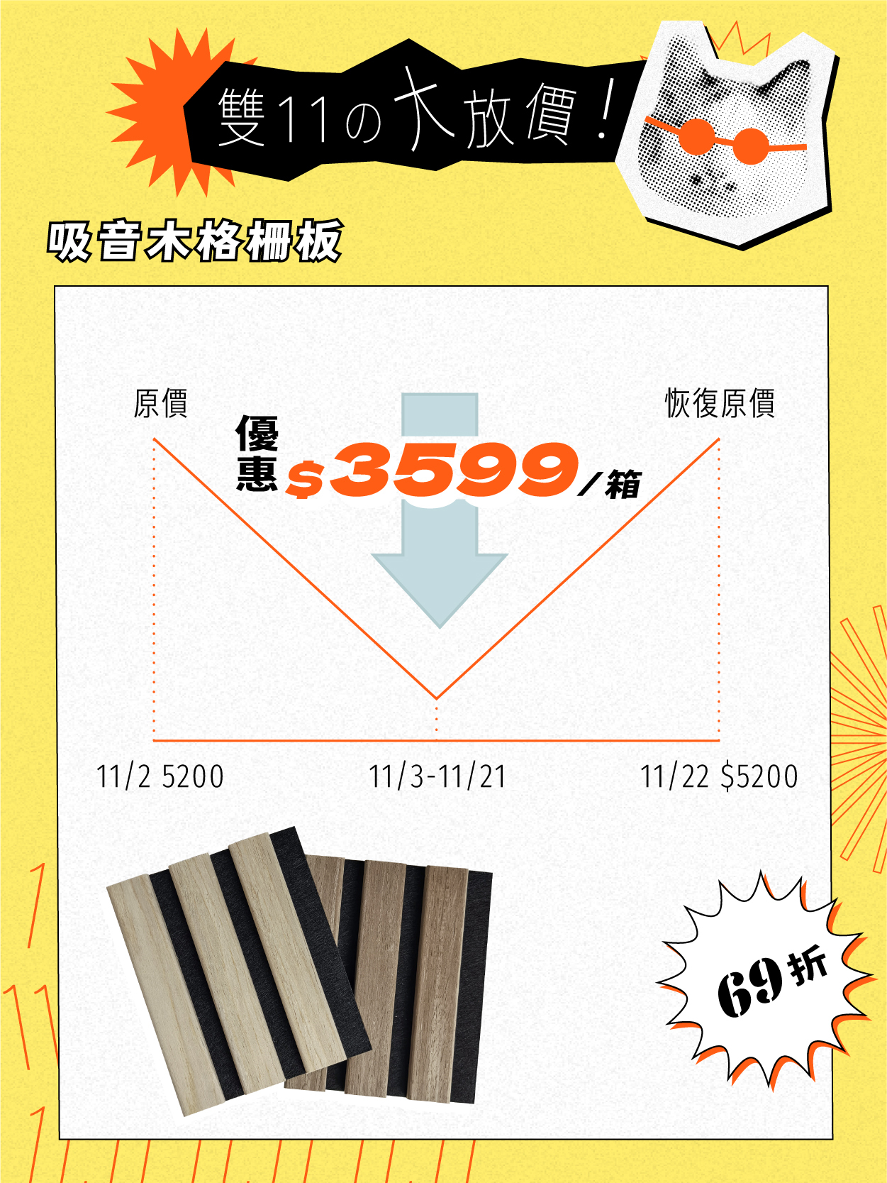 雙十一大放價-格柵手機