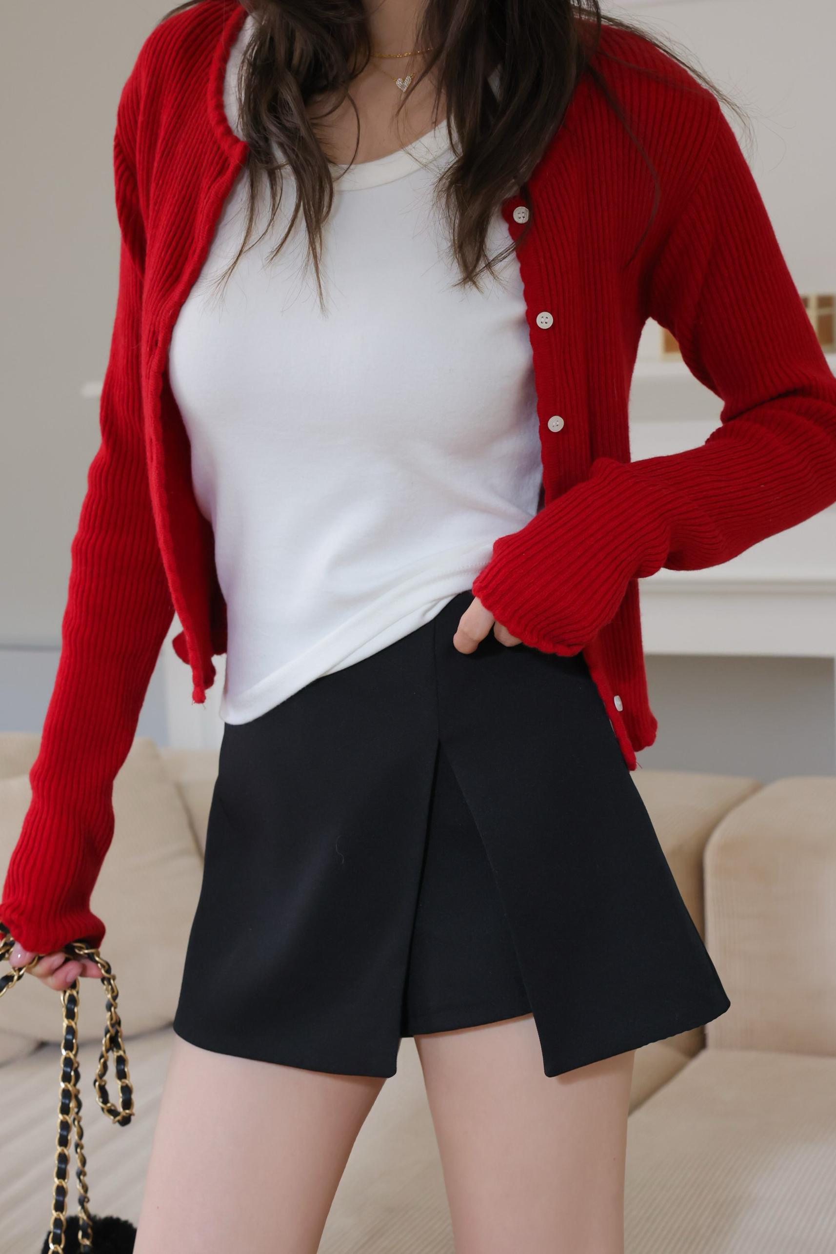 （現貨）坑條排扣小外套 GM02