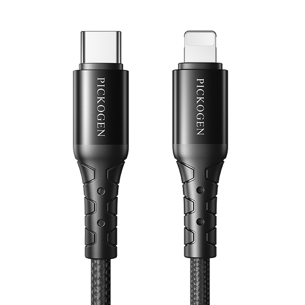 PICKOGEN PD/Lightning/Type-C/iPhone充電線傳輸線編織線 36W快充 FastFlex 1M