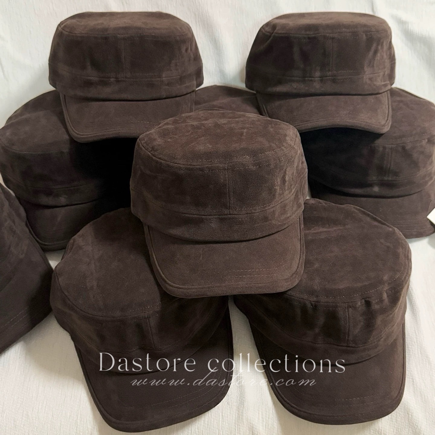 小金牌挺版麂皮海軍帽/