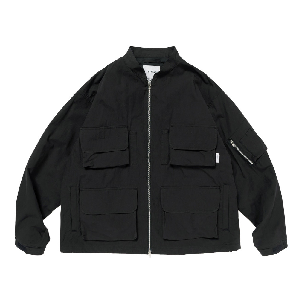 WTAPS Modular 01 / Jacket / Cotton. 黑/軍綠 外套 252WVDT-JKM02
