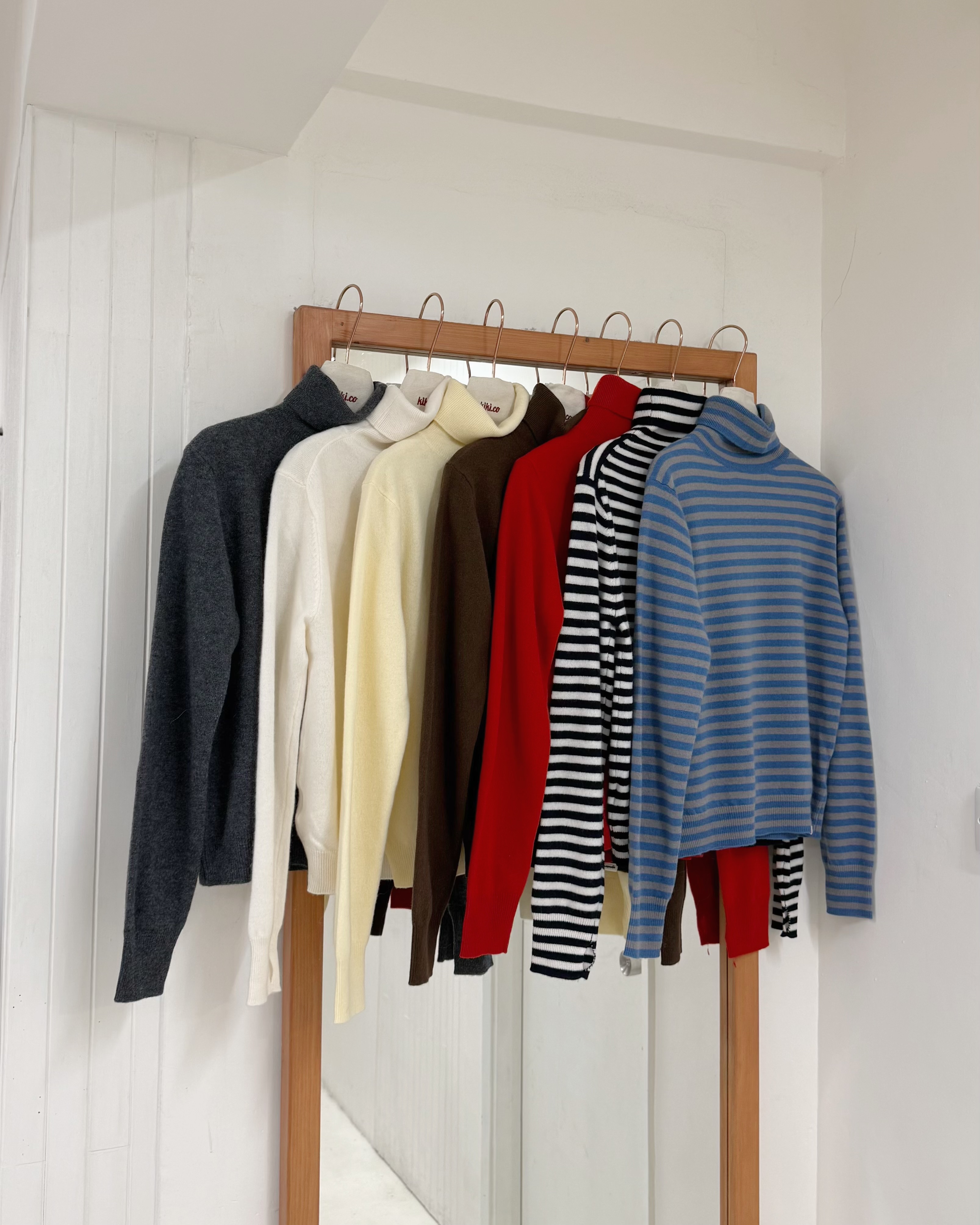 羅紋樽領針織打底