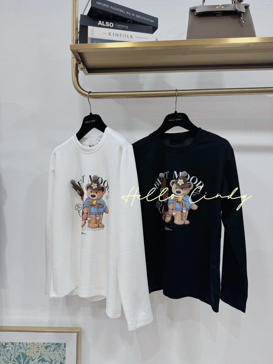 B11040 可可愛愛友誼立體毛帽熊熊太空棉質上衣