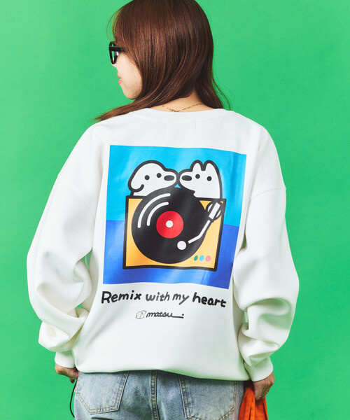 Matsui×FREAK'S STORE /  「Record」 Sweatshirt