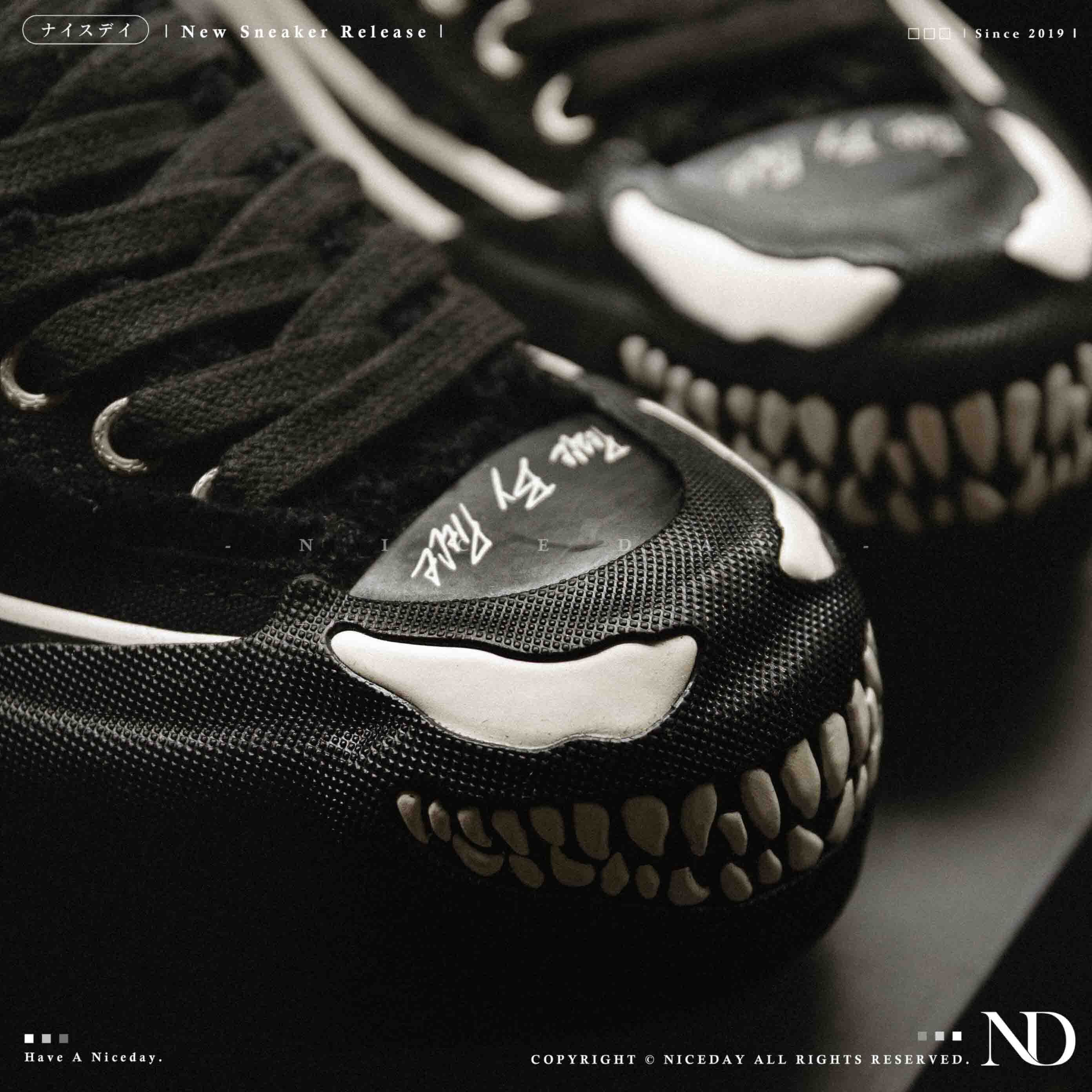 NICEDAY 代購 Xvessel x Marvel 漫威 猛毒 毒液 聯名 黑 黑白 異形 硫化鞋 吳建豪 男女鞋 Y25X71B