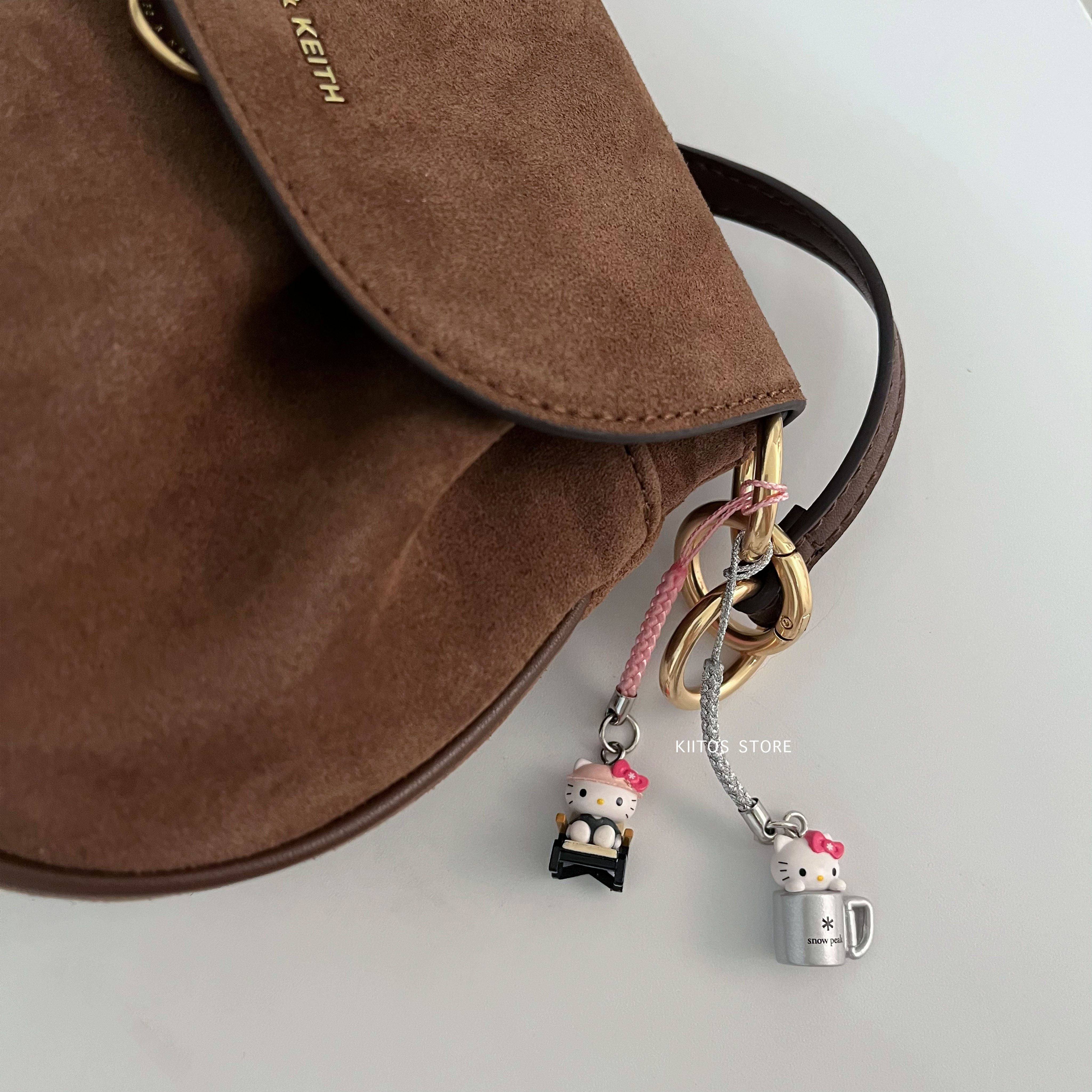 【現貨】韓國代購 Snow Peak x Hello Kitty 限量聯名 Y2K 公仔 鑰匙圈 吊飾