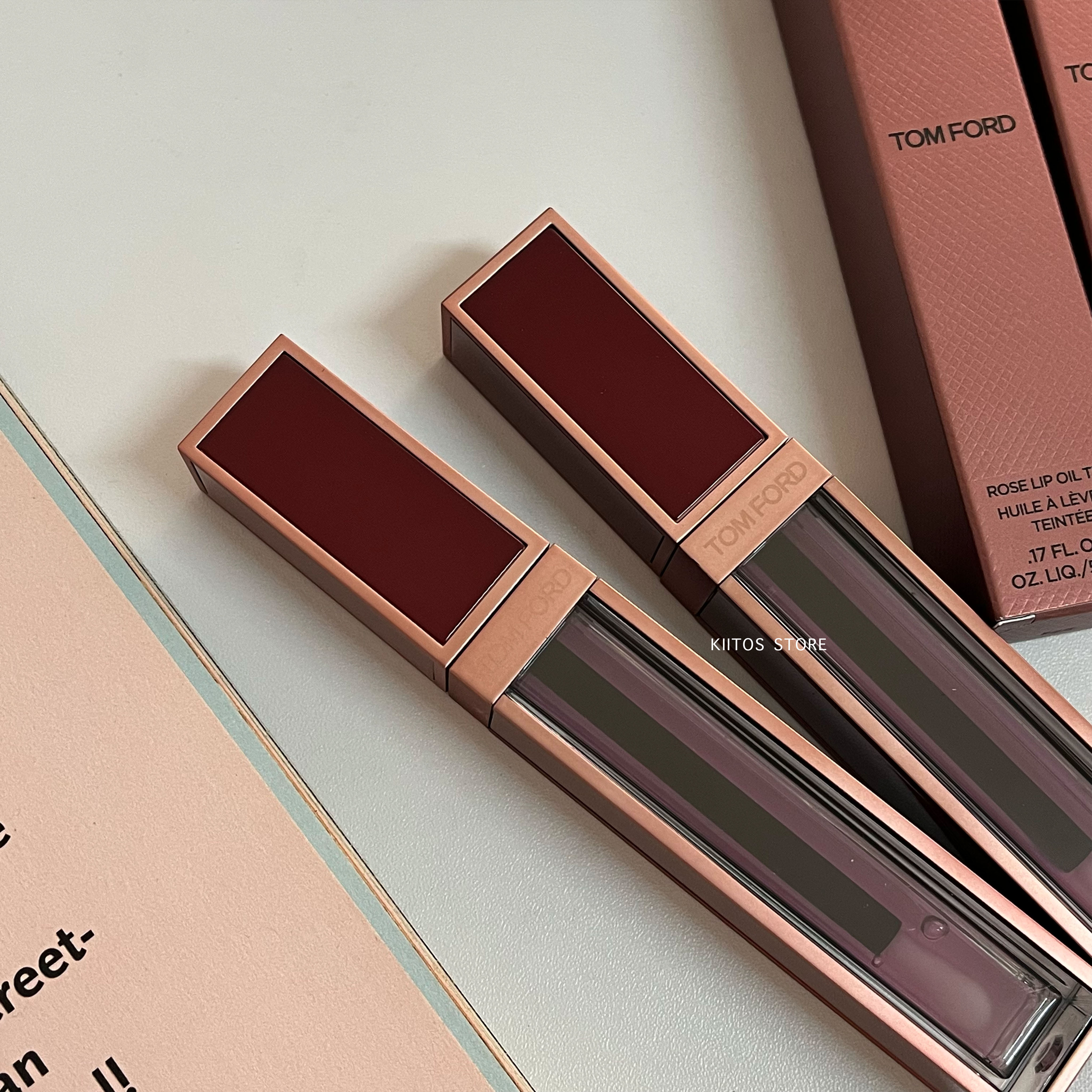 現貨  TOM FORD裸慾玫瑰限定版唇露5ml