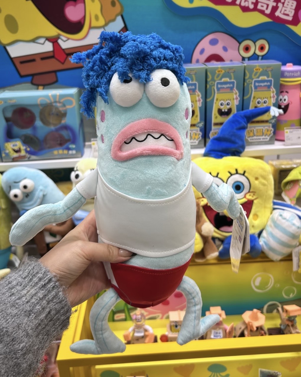 <官方正版授權>海綿寶寶 比奇堡的居民 大娃 玩偶