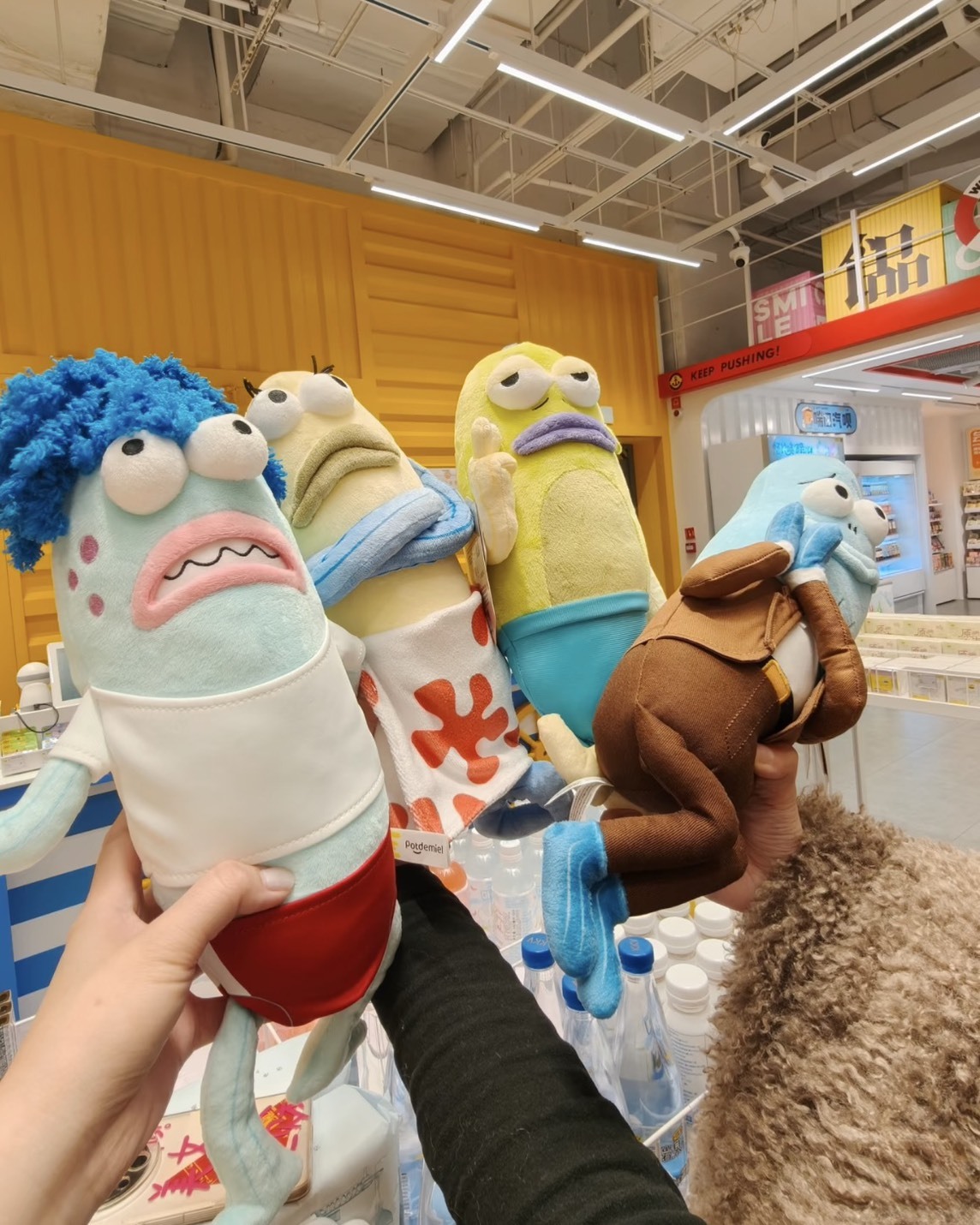 <官方正版授權>海綿寶寶 比奇堡的居民 大娃 玩偶