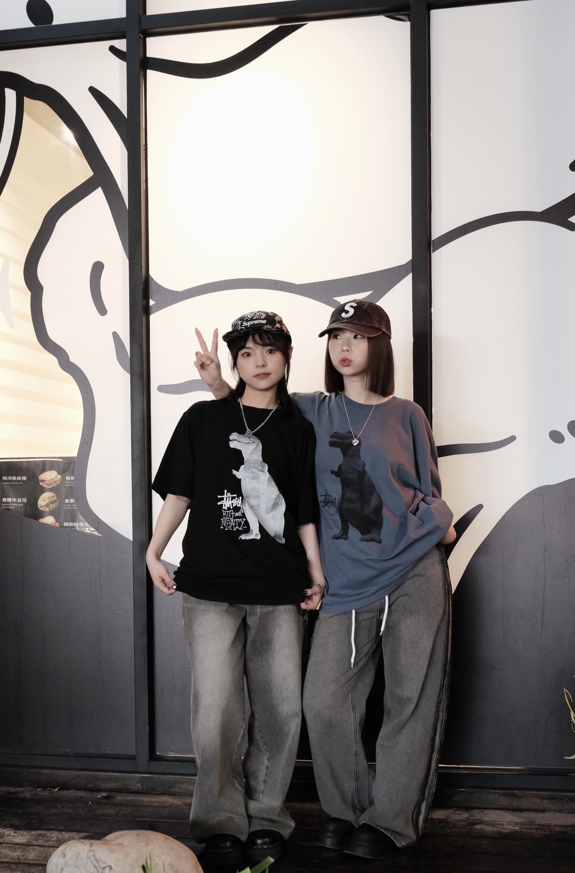 STUSSY BIG & MEATY TEE PIGMENT DYED 暴龍 短T