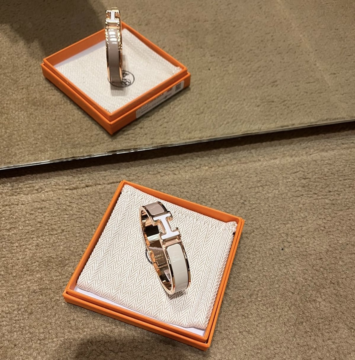 Clic H color block bracelet pm B2 systeme CD