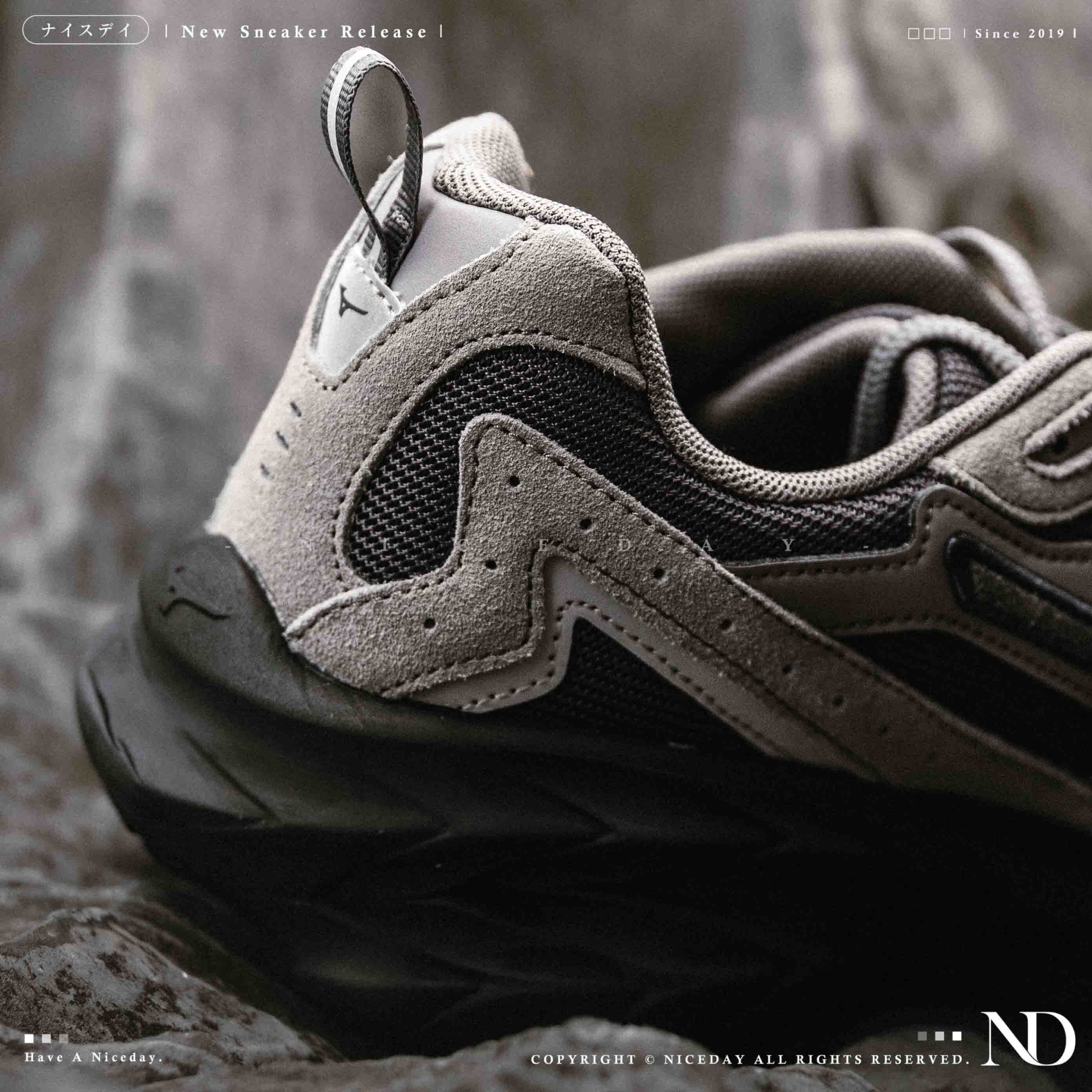 NICEDAY 代購 Mizuno Astro LS 復古 鐵灰 深灰 灰 灰色 機能 慢跑 登山 山系 運動鞋 D1GH252102